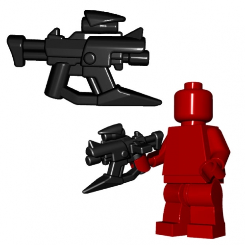 1-013-04 BrickWarriors Skewer SMG - Minifigure Armi - Minifigure Armi  Spaziali 