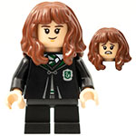 LEGO Minifigura Hermione Granger, Slytherin Robe HP286