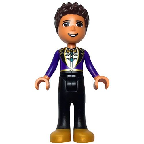 LEGO Minifigure Friends River, Dark Purple Jacket FRND0473