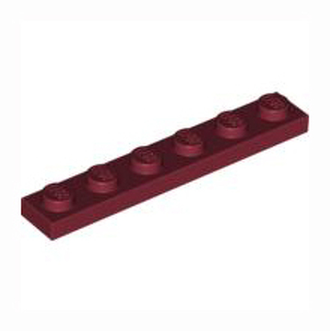 3666 LEGO®  5x Bauplatte Platte 1 x 6 blau 366623 