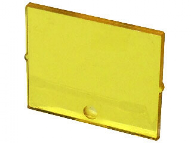 LEGO Glass for Window 1 x 4 x 3 - old style with circle 3855A