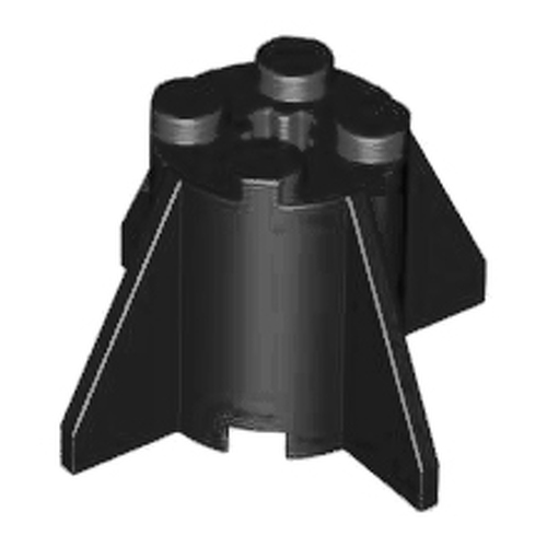 LEGO Brick, Round 2 x 2 x 2 with Fins 4591