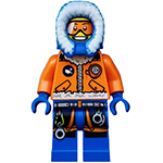 LEGO Minifigure Arctic Explorer, Male with Orange Goggles CTY0492