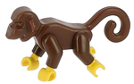 LEGO Monkey with Yellow Hands and Feet  2550C01