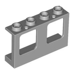 LEGO Window 1 x 4 x 2 Plane, Single Hole Top and Bottom for Glass 61345