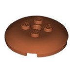 LEGO Dish 4 x 4 Inverted (Radar) with 4 Solid Studs and Pin Hole 65138