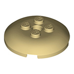 LEGO Dish 4 x 4 Inverted (Radar) with 4 Solid Studs and Pin Hole 65138