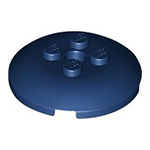 LEGO Dish 4 x 4 Inverted (Radar) with 4 Solid Studs and Pin Hole 65138