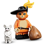 LEGO Minifigure Puss in Boots, Shrek (Complete Set with Stand and Accessories) COLSHR-2