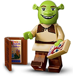 LEGO Minifigure Shrek, Shrek (Complete Set with Stand and Accessories) COLSHR-4